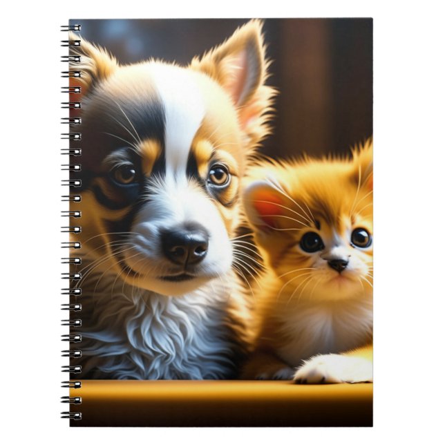 Cuaderno Gatito y pipa (Frente)