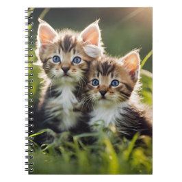 Cuaderno Gatitos Adorables En La Hierba