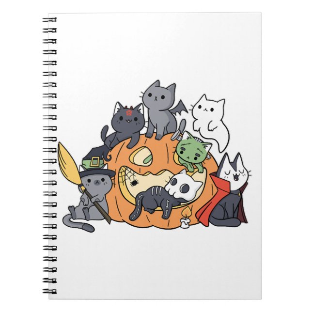 Cuaderno Gatitos de Halloween (Frente)