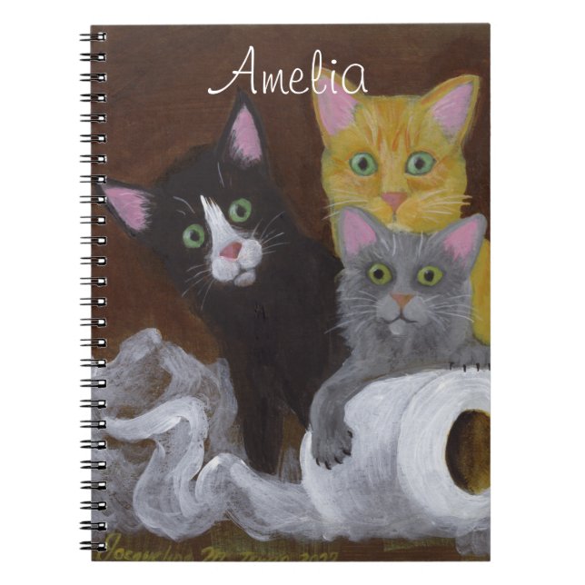 Cuaderno Gatitos juguetones (Frente)