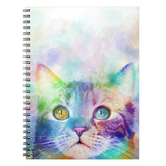 Cuaderno gato 663 multicolor (Frente)