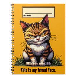 Cuaderno Gato aburrido