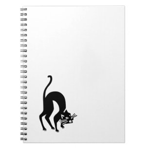 Cuaderno Gato amenazante