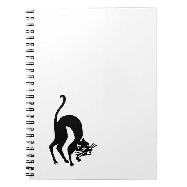 Cuaderno Gato amenazante (Frente)