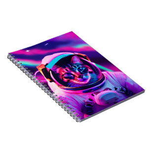 Cuaderno gato astronauta