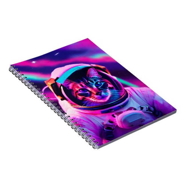 Cuaderno gato astronauta (Lado Derecho)