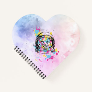 Cuaderno Gato Astronauta