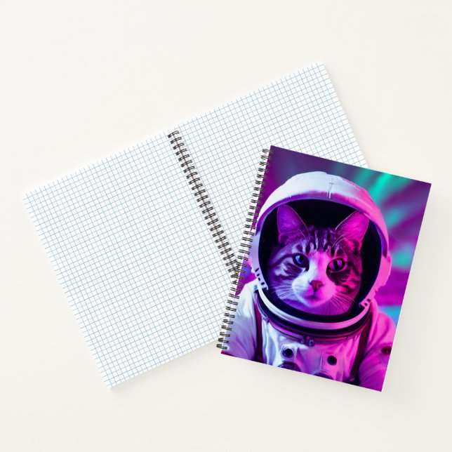 Cuaderno gato astronauta (Interior)