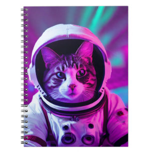 Cuaderno gato astronauta