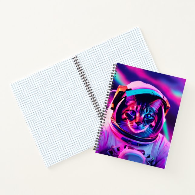 Cuaderno gato astronauta (Interior)