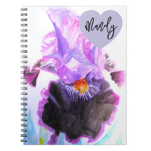 Cuaderno Gato atigrado Gatos Acuarela Felino Nombre de muje