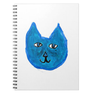 Cuaderno Gato azul