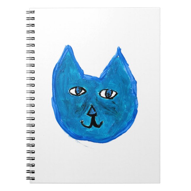 Cuaderno Gato azul (Frente)