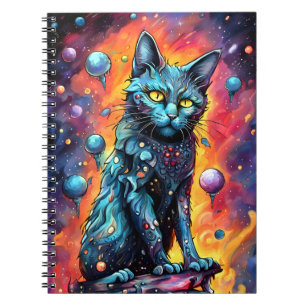 Cuaderno Gato azul I