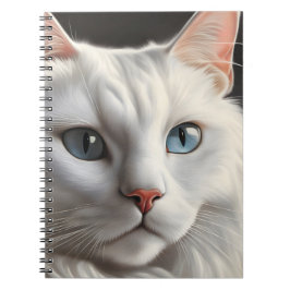 Cuaderno Gato blanco