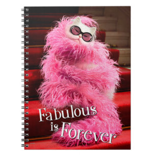 Cuaderno Gato blanco diva envuelto en barro rosado en alfom