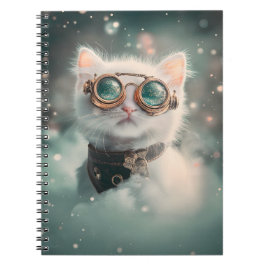 Cuaderno Gato blanco y nevado, gatito, gatito y gitano H2