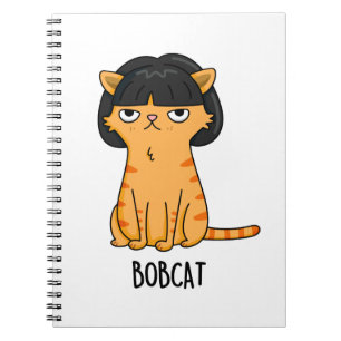 Cuaderno Gato Bobcat Divertido Castigo de Pelo Bob 