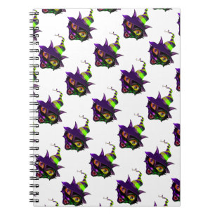 Cuaderno Gato colorido espeluznante