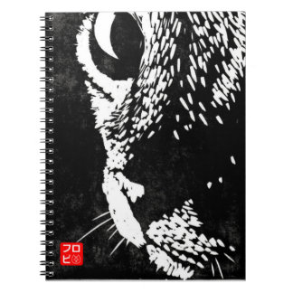 Cuaderno Gato con pendiente de perla