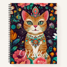 Cuaderno Gato Coronado Enjoyado