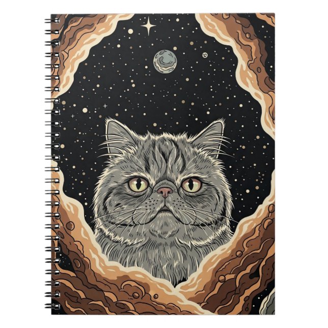 Cuaderno Gato Cósmico (Frente)