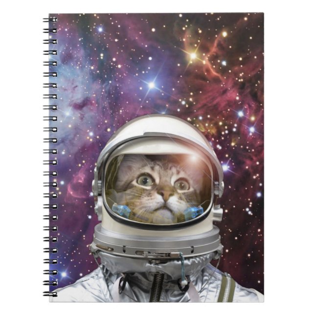 Cuaderno Gato cosmonauta (Frente)