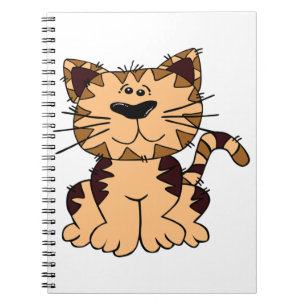 Cuaderno GATO CUTE BEIGE AND BROWN big head