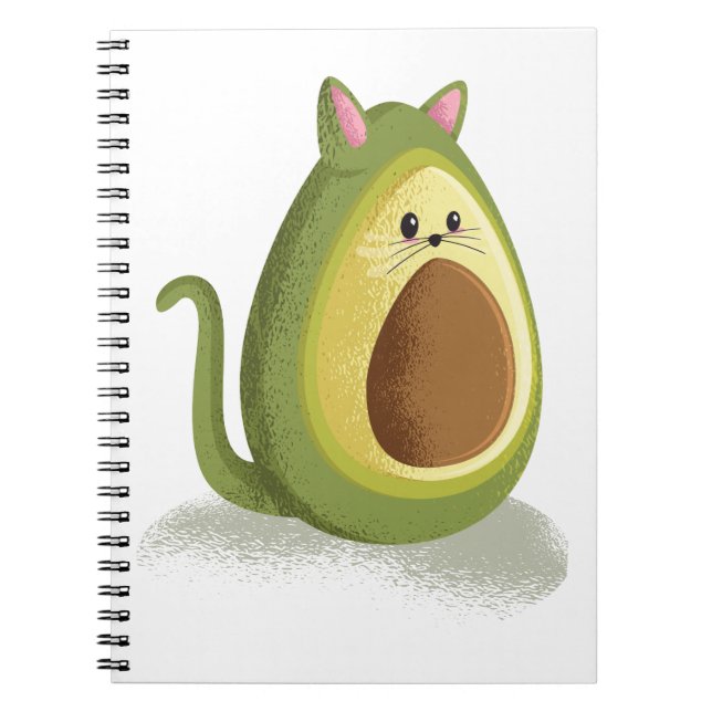 Cuaderno Gato de aguacate (Frente)