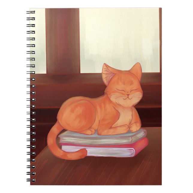 Cuaderno Gato de biblioteca (Frente)