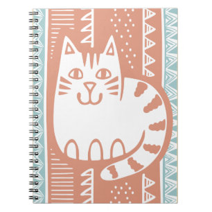 Cuaderno Gato de bloc de notas de fotos espiral