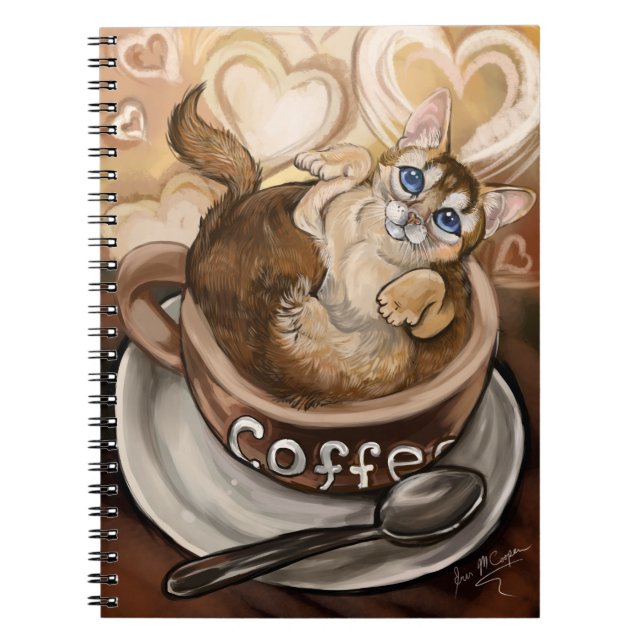 Cuaderno Gato de café (Frente)