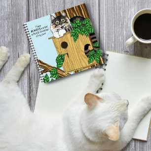 Cuaderno Gato de desayuno tipo alojamiento