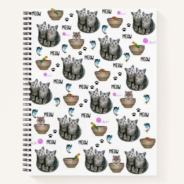Cuaderno Gato de gatito de gatito de gatito de gatito de ga (Anverso)