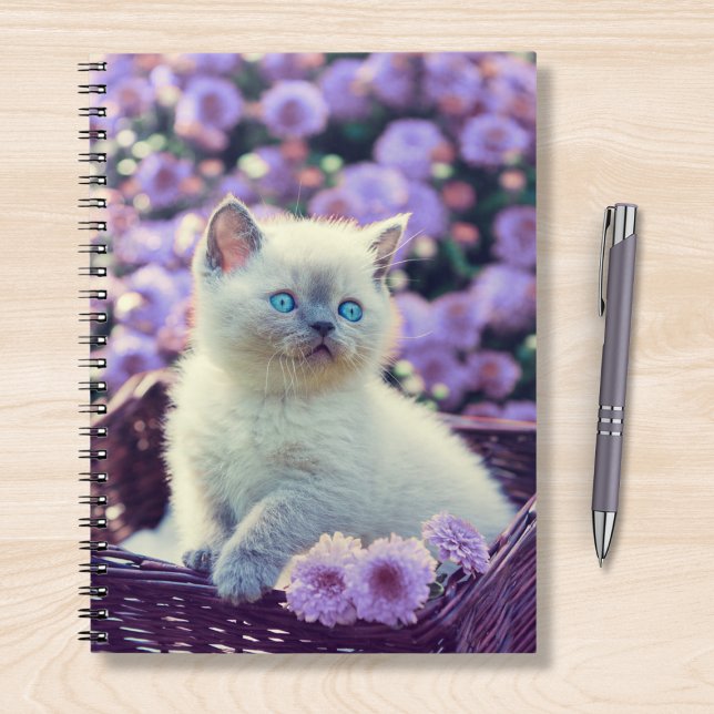 Cuaderno Gato De Gatito Gatito Gatito De Gatito Con Ojos Az (Subido por el creador)