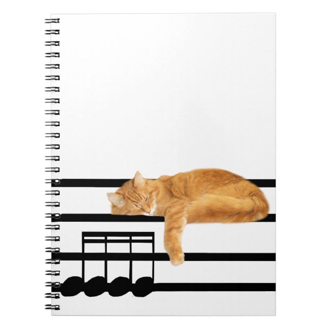 Cuaderno Gato de gatitos de tabús musicales (Frente)