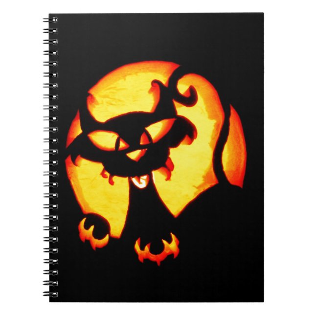 Cuaderno Gato de Halloween (Frente)