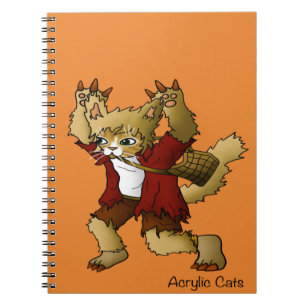 Cuaderno Gato de Halloween Werewolf