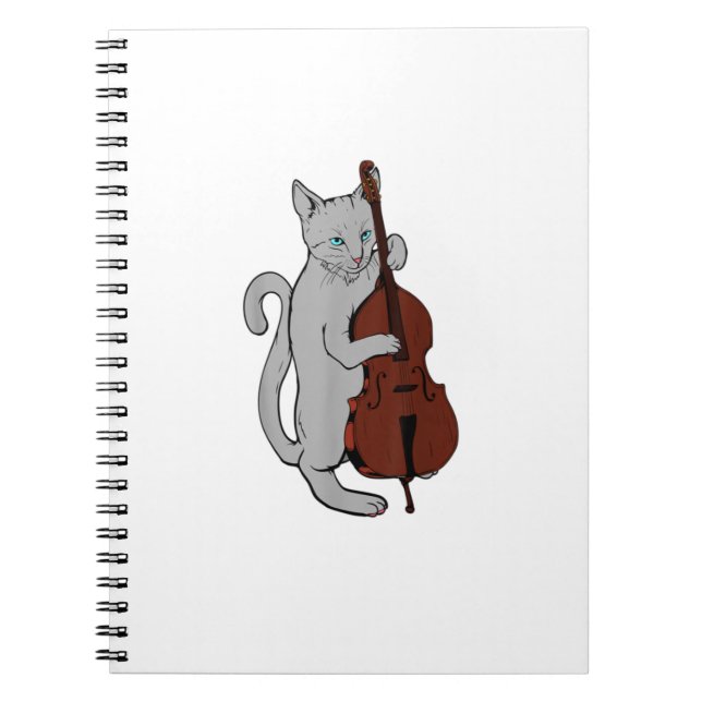 Cuaderno Gato de Jazz Jugando A Los Musicales De Guay (Frente)