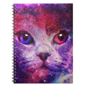 Cuaderno Gato de la Galaxia Púrpura 