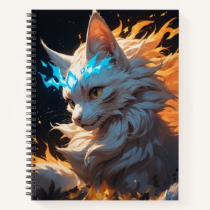 Cuaderno Gato de llama mística familiar