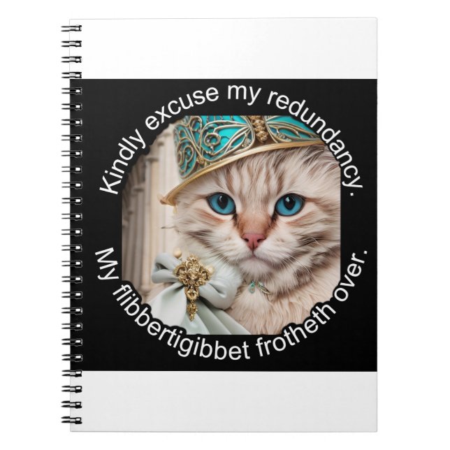 Cuaderno Gato de lujo italiano: Willow (Frente)
