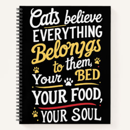 Cuaderno Gato de Mascota cutáneo