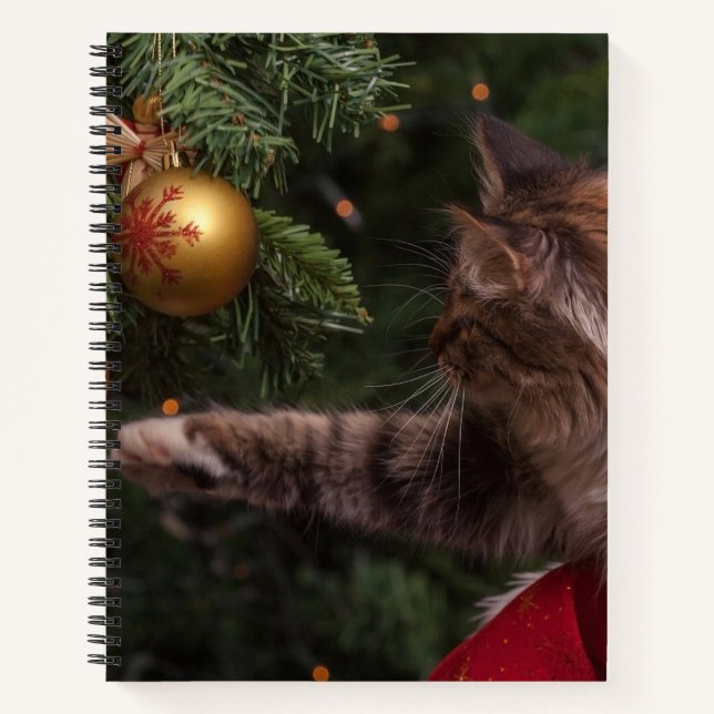Cuaderno Gato de navidades (Anverso)