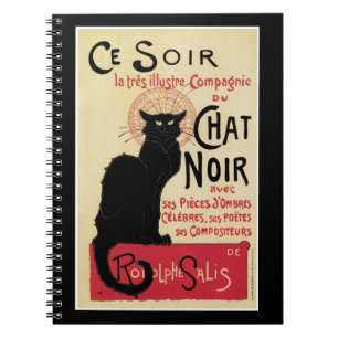 Cuaderno Gato de Noir~Black de la charla