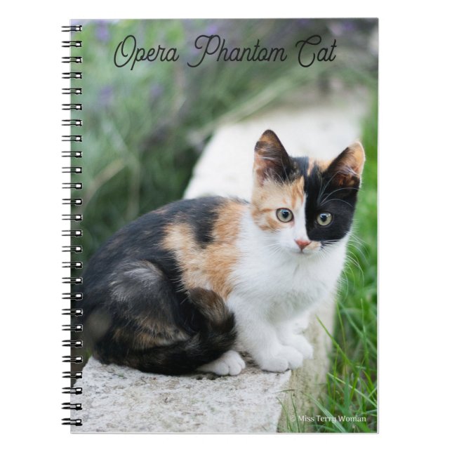 Cuaderno Gato de ópera fantasma (Frente)