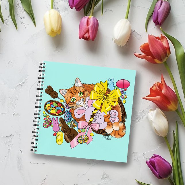 Cuaderno Gato de Pascua Naranja (Subido por el creador)
