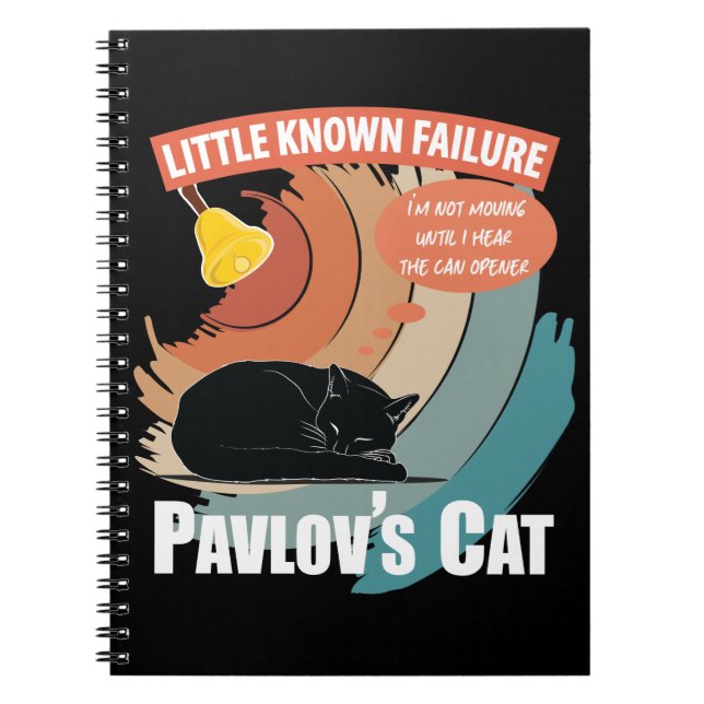 Cuaderno Gato de Pavlov - Psicología divertida (Frente)
