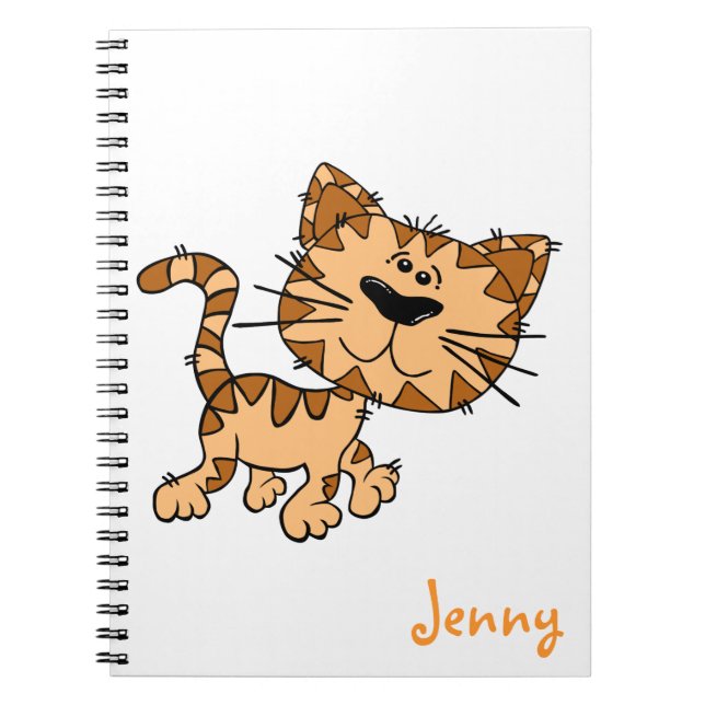 Cuaderno Gato de Personalizado Kitty (Frente)