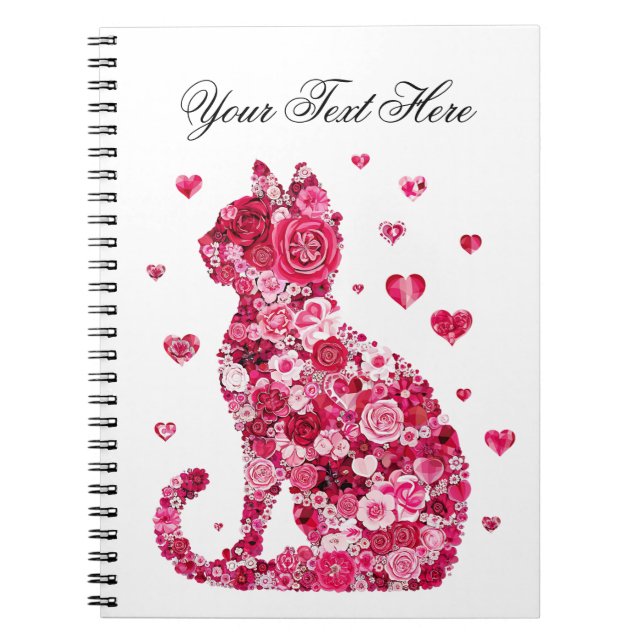 Cuaderno Gato de Rosas (Frente)